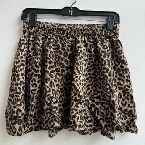 Victoria's Secret PINK Leopard Print Mini Skirt - Medium
